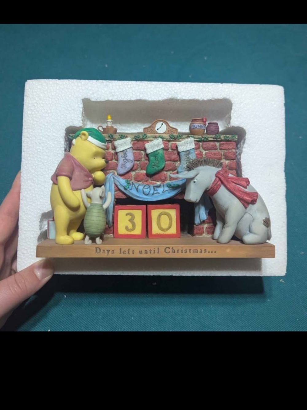 Michel & Company "A Beary Christmas" Sculpted Resin Countdown Calendar